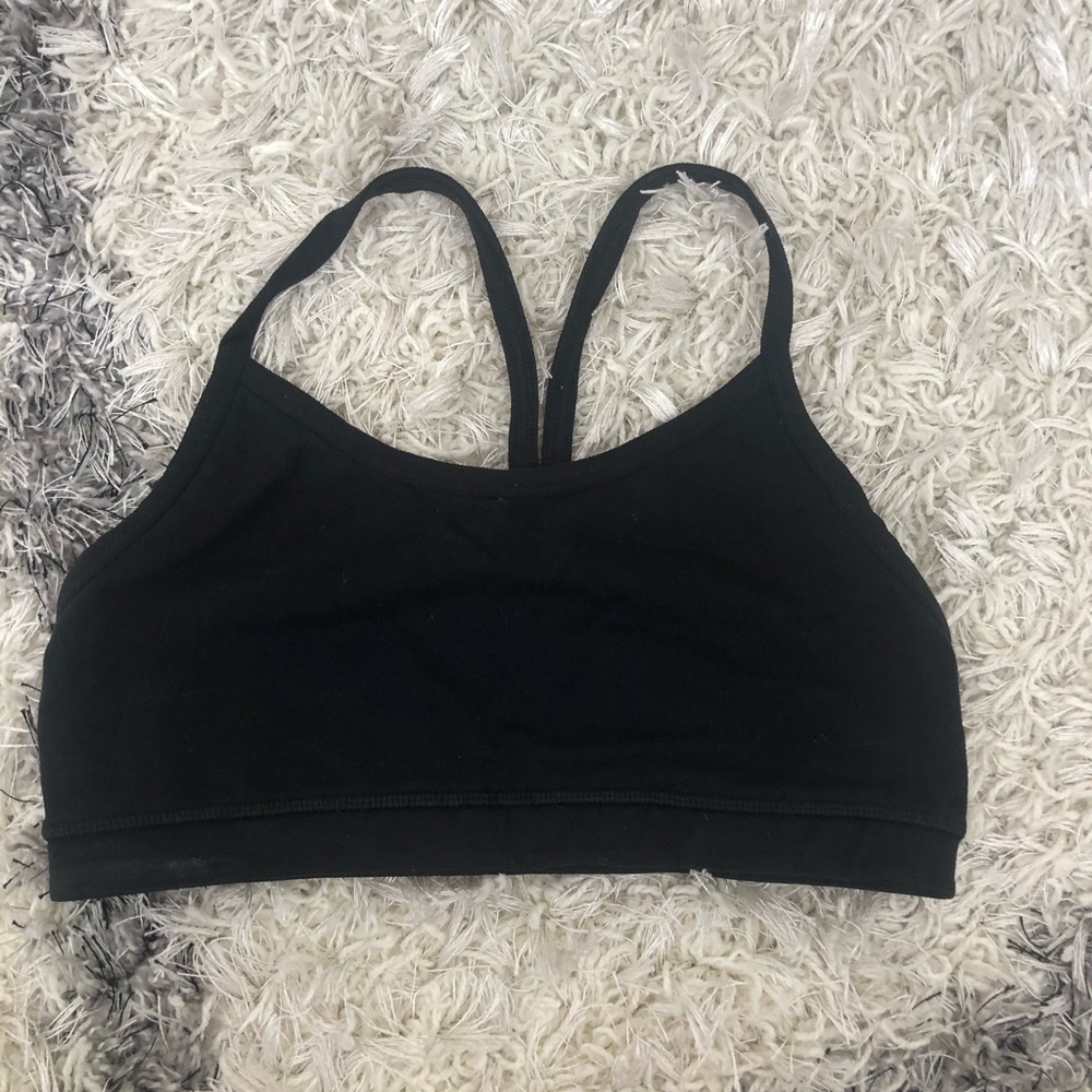 Lululemon Black Sports bra size 4